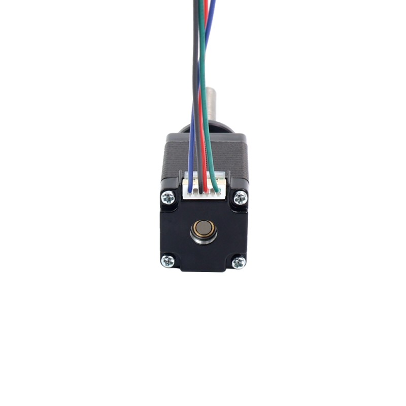 Nema 8 External Trapezoidal Linear Stepper Motor 0.6A 38mm Stack Screw Lead 2mm(0.07874") Lead Length 60mm