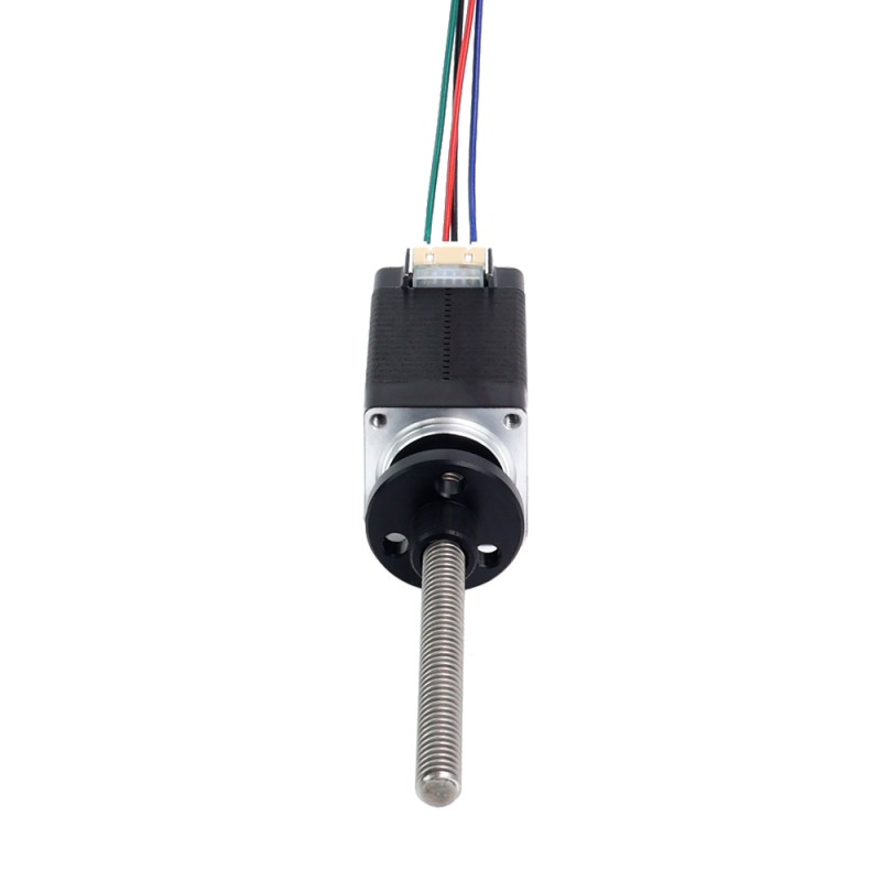 Nema 8 External Trapezoidal Linear Stepper Motor 0.6A 38mm Stack Screw Lead 2mm(0.07874") Lead Length 60mm
