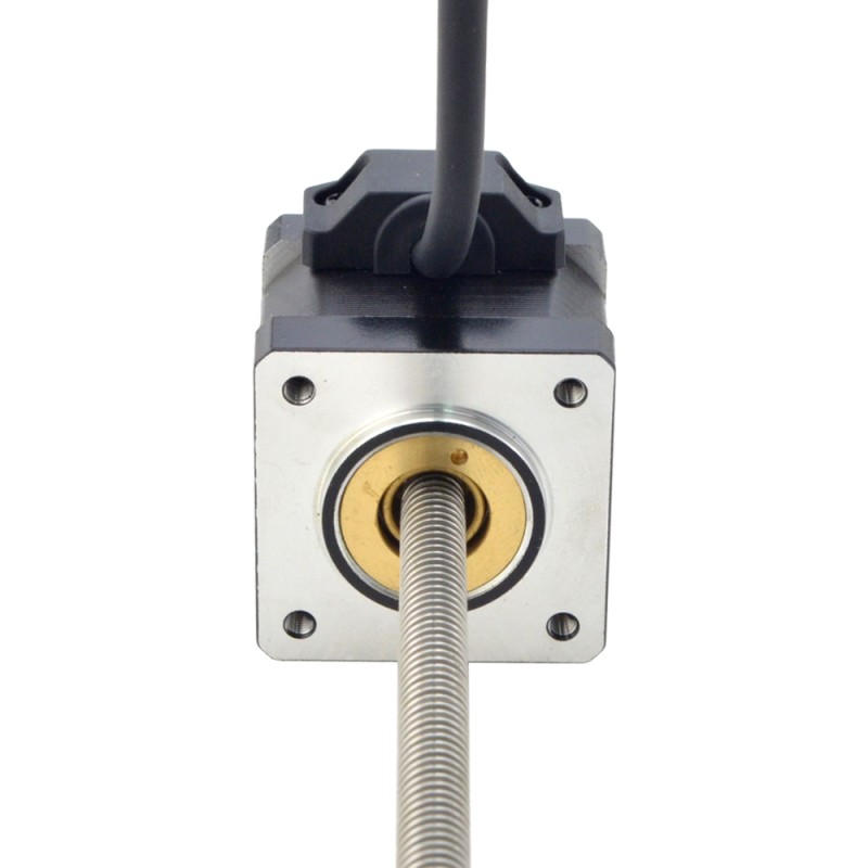 NEMA 14 Non-Captive Acme Linear Stepper Motor 1.5A 34mm Stack Screw Lead 2.54mm(0.1") Lead Length 200mm