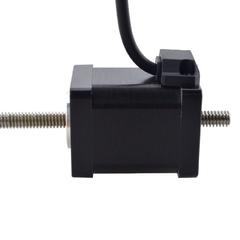NEMA 14 Non-Captive Acme Linear Stepper Motor 1.5A 47mm Stack Screw Lead 1.27mm(0.05") Lead Length 200mm