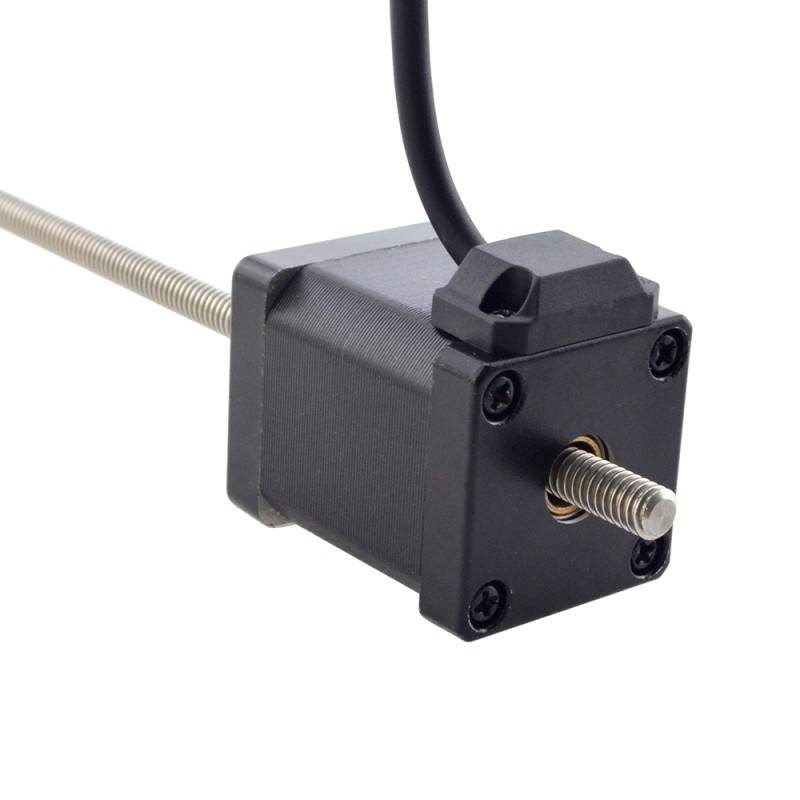 NEMA 14 Non-Captive Acme Linear Stepper Motor 1.5A 47mm Stack Screw Lead 1.27mm(0.05") Lead Length 200mm