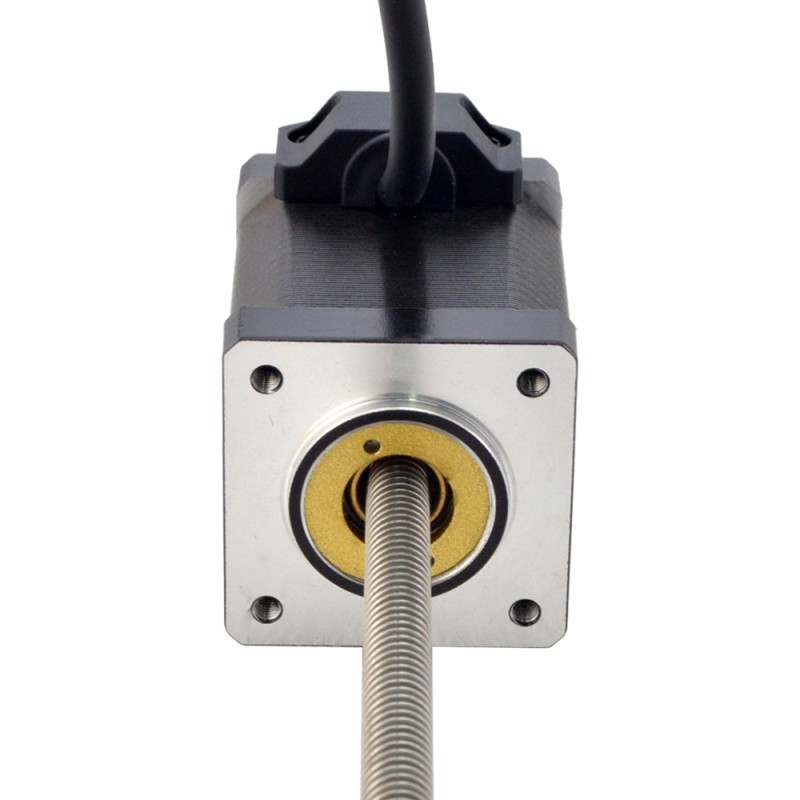 NEMA 14 Non-Captive Acme Linear Stepper Motor 1.5A 47mm Stack Screw Lead 2.54mm(0.1") Lead Length 200mm