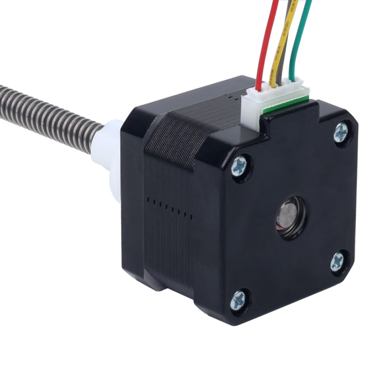 Nema 17 External 34mm Stack 0.4A Lead 4mm(0.15748") Length 100mm