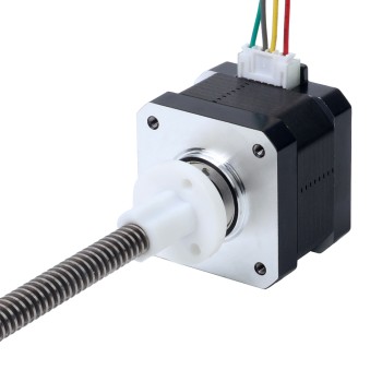 Nema 17 External 34mm Stack 0.4A Lead 4mm(0.15748") Length 100mm