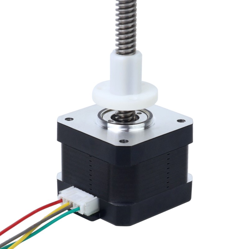 Nema 17 External 34mm Stack 0.4A Lead 4mm(0.15748") Length 100mm