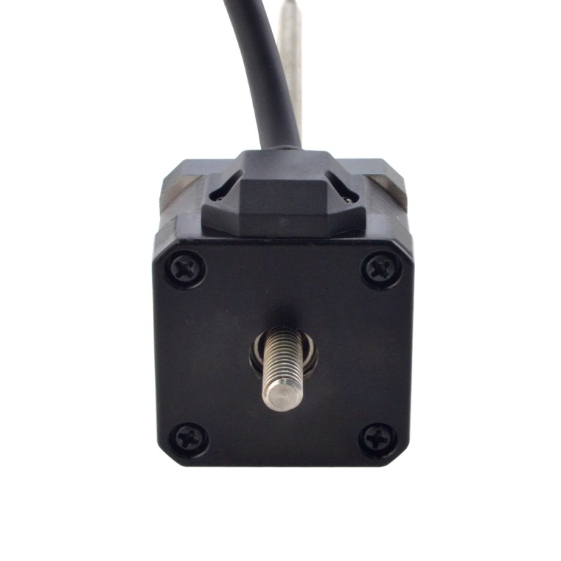 NEMA 17 Non-Captive Acme Linear Stepper Motor 1.5A 34mm Stack Screw Lead 2.54mm(0.1") Lead Length 200mm