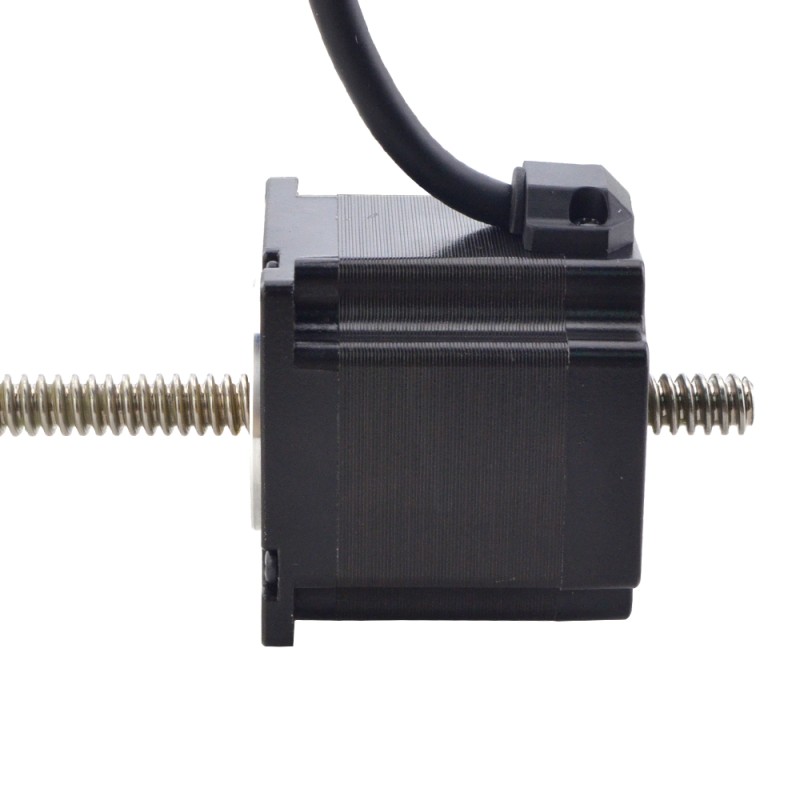 NEMA 23 Non-Captive Acme Linear Stepper Motor 3.0A 56mm Stack Screw Lead 2.54mm(0.1") Lead Length 250mm