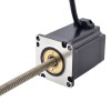 NEMA 23 Non-Captive Acme Linear Stepper Motor 4.0A 75mm Stack Screw Lead 2.54mm(0.1") Lead Length 250mm