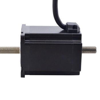 NEMA 23 Non-Captive Acme Linear Stepper Motor 4.0A 76mm Stack Screw Lead 10.16mm(0.4") Lead Length 250mm