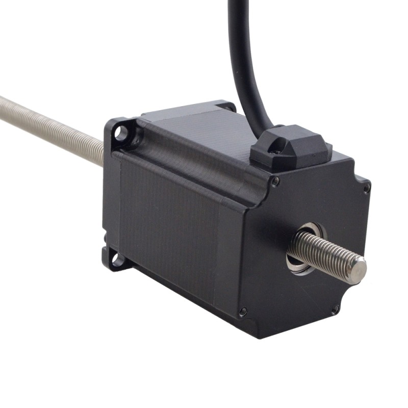 NEMA 23 Non-Captive Acme Linear Stepper Motor 4.0A 76mm Stack Screw Lead 10.16mm(0.4") Lead Length 250mm