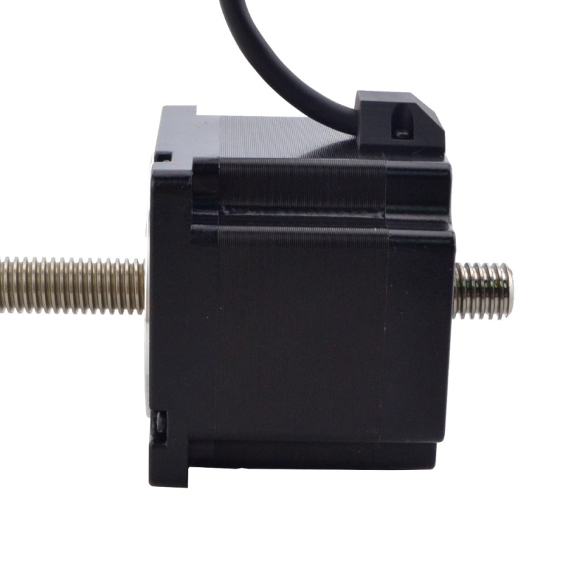 NEMA 34 Non-Captive Acme Linear Stepper Motor 5.5A 76mm Stack Screw Lead 2.54mm(0.1") Lead Length 300mm