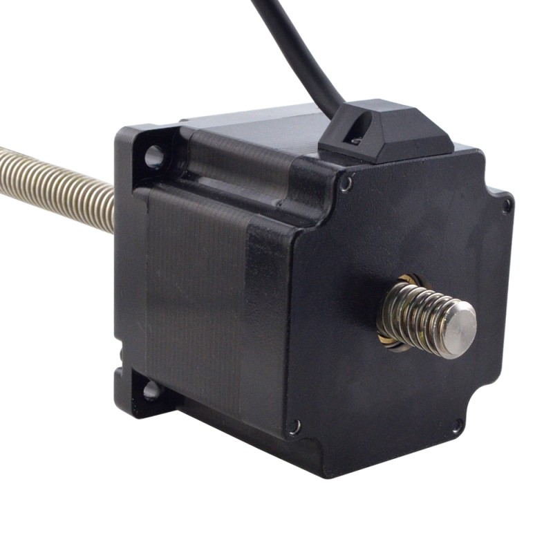 NEMA 34 Non-Captive Acme Linear Stepper Motor 5.5A 76mm Stack Screw Lead 6.35mm(0.25") Lead Length 300mm