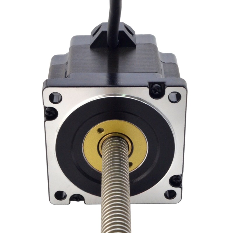 NEMA 34 Non-Captive Acme Linear Stepper Motor 5.5A 76mm Stack Screw Lead 6.35mm(0.25") Lead Length 300mm
