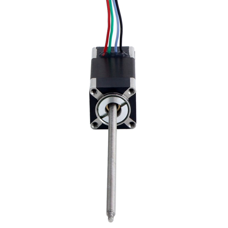 Nema 6 Non-Captive Linear Stepper Motor 0.3A 32mm Stack Screw Lead 1mm(0.03937") Lead Length 100mm