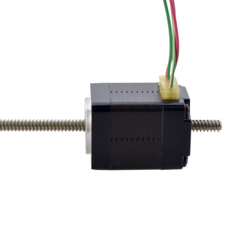 NEMA 8 Non-Captive Acme Linear Stepper Motor 0.5A 28.2mm Stack Screw Lead 2mm(0.07874") Lead Length 150mm