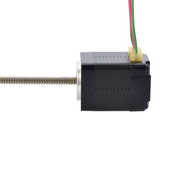 NEMA 8 Non-Captive Acme Linear Stepper Motor 0.5A 28.2mm Stack Screw Lead 1mm(0.03937") Lead Length 150mm