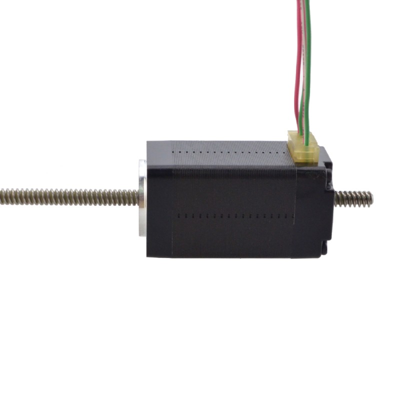 NEMA 8 Non-Captive Acme Linear Stepper Motor 0.5A 38.2mm Stack Screw Lead 2mm(0.07874") Lead Length 150mm
