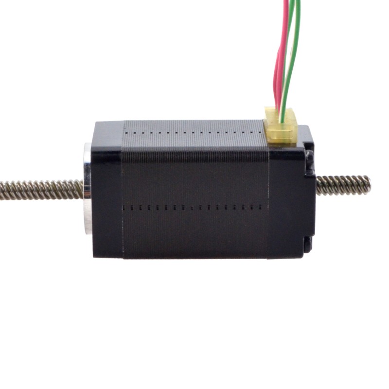 NEMA 8 Non-Captive Acme Linear Stepper Motor 0.5A 38.2mm Stack Screw Lead 4mm(0.1575") Lead Length 150mm