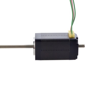 NEMA 8 Non-Captive Acme Linear Stepper Motor 0.5A 38.2mm Stack Screw Lead 1mm(0.03937") Lead Length 150mm