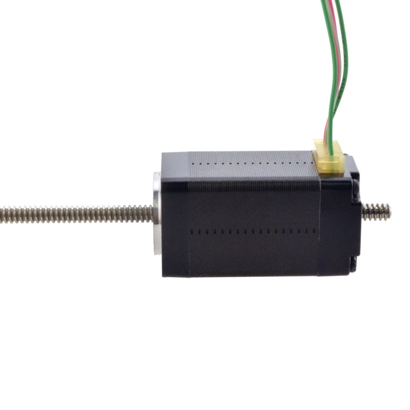 NEMA 8 Non-Captive Acme Linear Stepper Motor 0.5A 38.2mm Stack Screw Lead 1mm(0.03937") Lead Length 150mm
