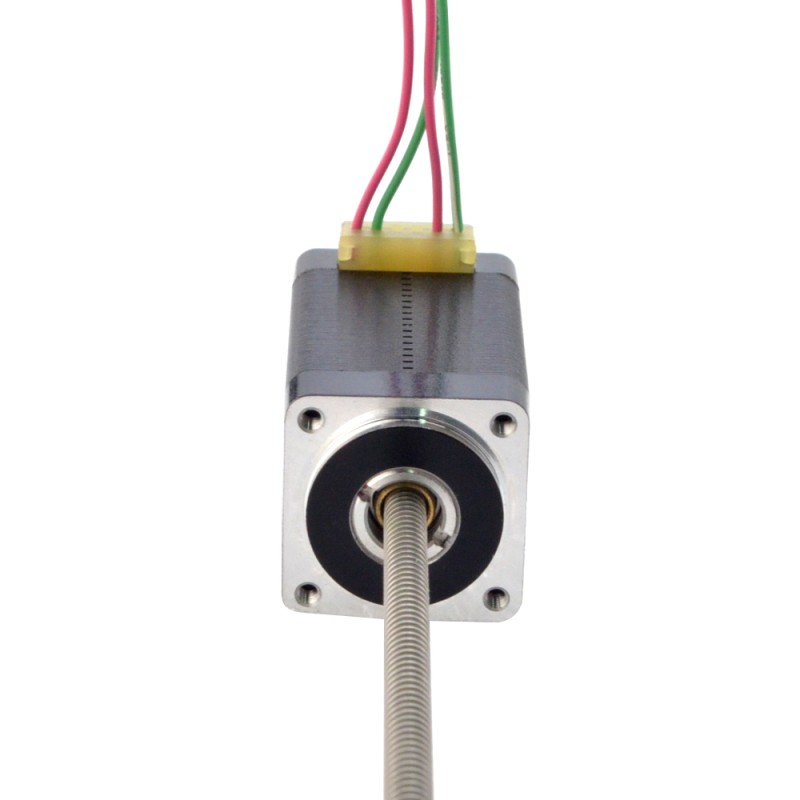 NEMA 8 Non-Captive Acme Linear Stepper Motor 0.5A 38.2mm Stack Screw Lead 1mm(0.03937") Lead Length 150mm