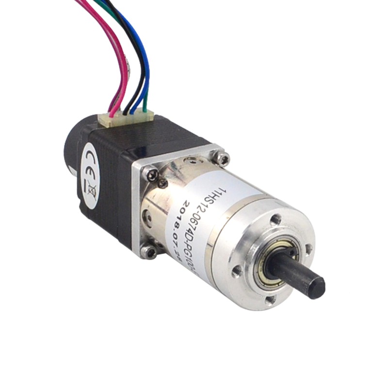 Nema 11 Closed-loop Geared Stepper L=31mm Gear Raio 100:1 Encoder 300PPR