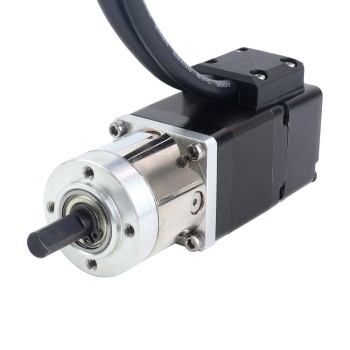 Nema 11 Closed-loop Geared Stepper L=32mm Gear Raio 5:1 Encoder 1000PPR(4000CPR)