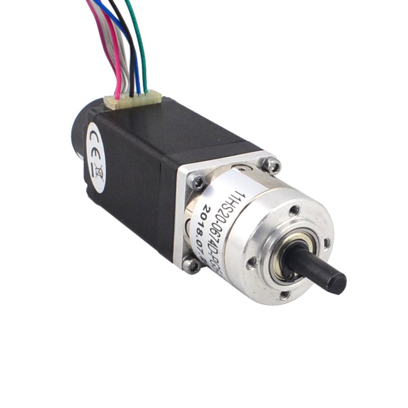 Nema 11 Closed-loop Geared Stepper L=51mm Gear Raio 5:1 Encoder 300PPR