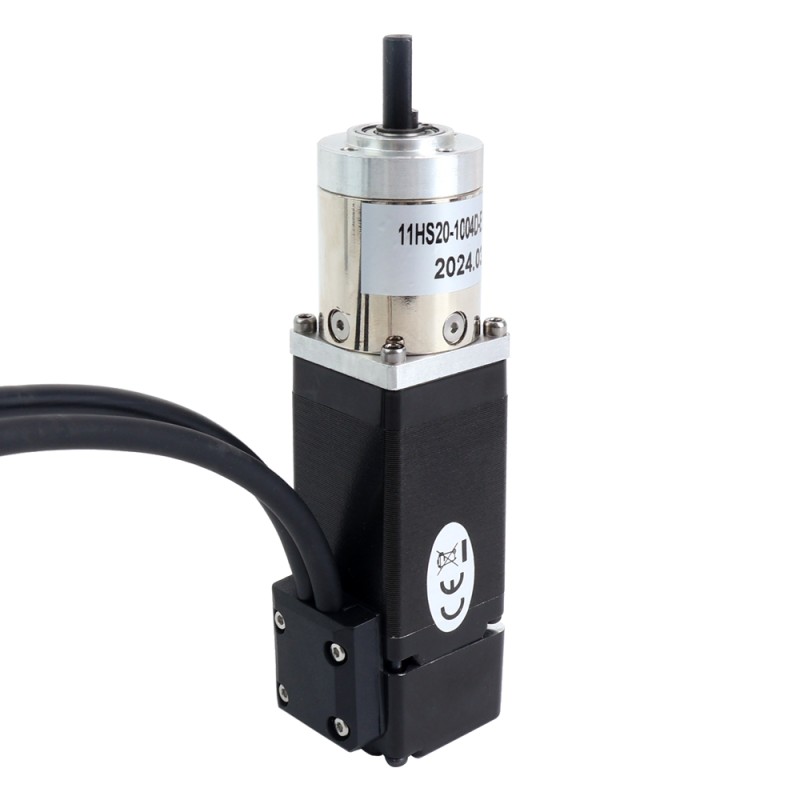 Nema 11 Closed-loop Geared Stepper L=51mm Gear Raio 14:1 Encoder 1000PPR(4000CPR)