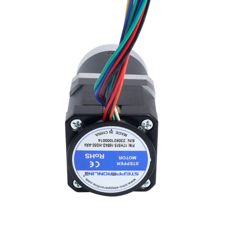 Nema 17 Stepper Motor with Gearbox Gear Ratio 50:1 & Magnetic Encoder 1000PPR(4000CPR)