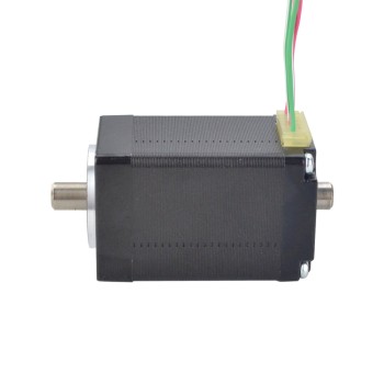 Dual Shaft Nema 11 Hollow Shaft Stepper Motor Bipolar 7.5Ncm(10.6oz.in) 1.0A 28x28x44mm