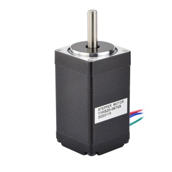 Nema 11 Bipolar 1.8deg 12Ncm(16.99oz.in) 0.67A 28x28x51mm 4 Wires