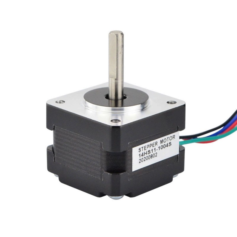 Nema 14 Bipolar 1.8deg 12.5Ncm(17.7oz.in) 1.0A 35x35x28mm 4 Wires