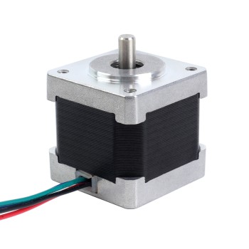 Nema 14 Bipolar 1.8deg 18Ncm(25.49oz.in) 1.0A 35x35x34mm 4 Wires