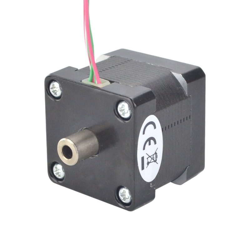 Dual Shaft Nema 14 Hollow Shaft Stepper Motor Bipolar 16Ncm(22.66oz.in) 1.25A 35x35x34.5mm