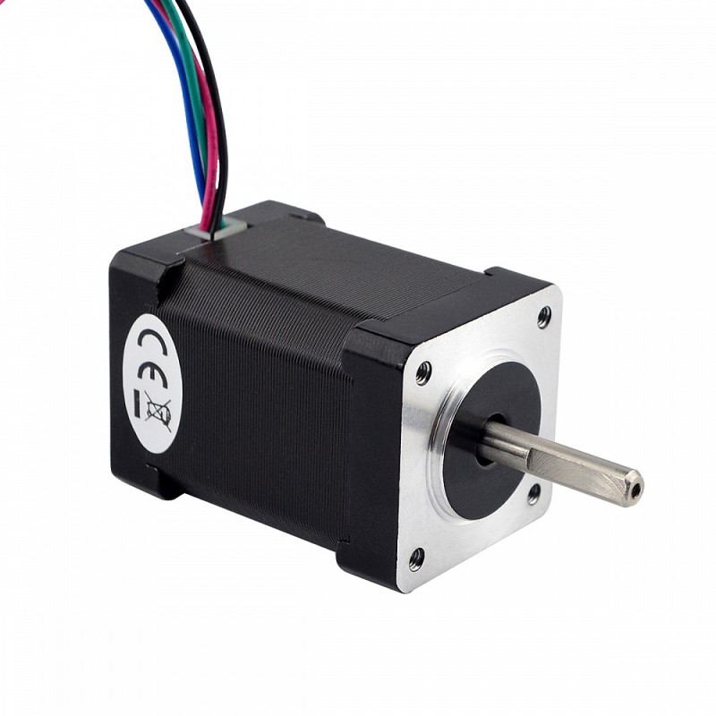 Dual Shaft Nema 14 Bipolar 1.8deg 40Ncm(56.64oz.in) 1.5A 35.2x35.2x52mm 4 Wires