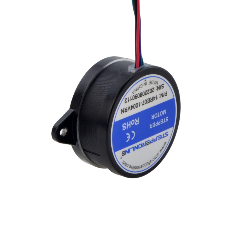 E Series Round Nema 14 Bipolar 0.9deg 8Ncm(11.33oz.in) 1.0A Φ36 x17mm 4 Wires