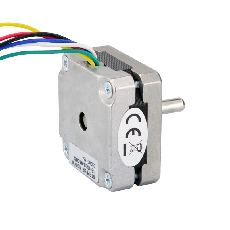 Nema 16 Unipolar 1.8deg 8Ncm(11.33oz.in) 0.5A 39x39x20mm 6 Wires