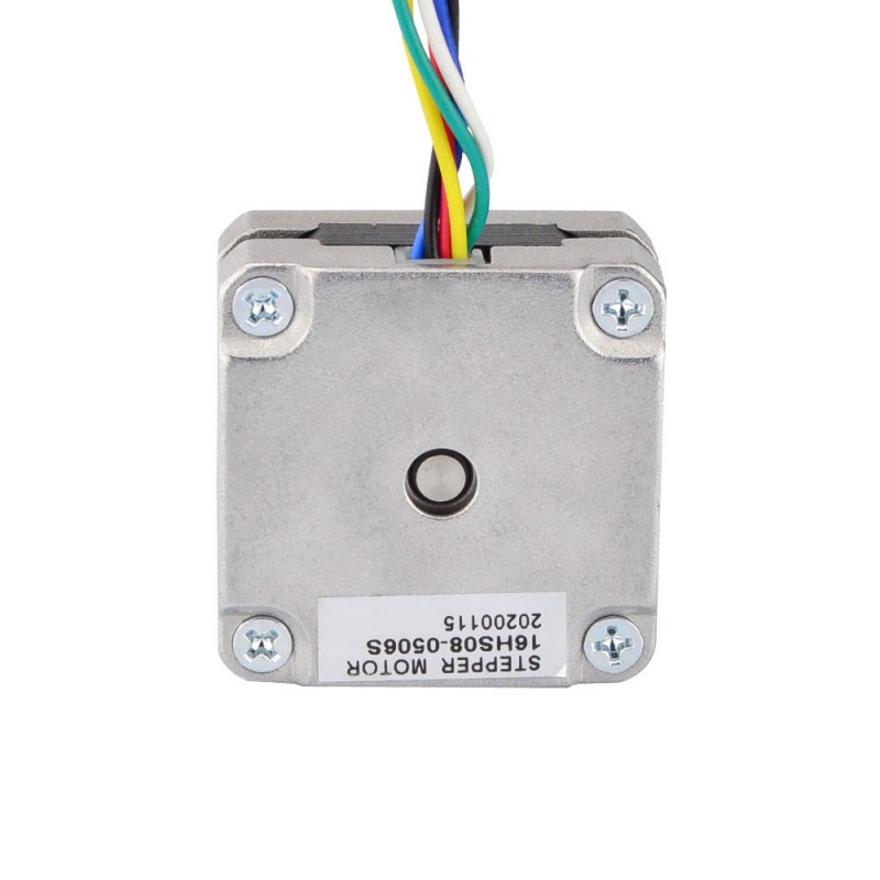 Nema 16 Unipolar 1.8deg 8Ncm(11.33oz.in) 0.5A 39x39x20mm 6 Wires