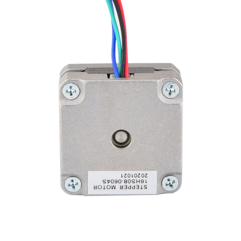 Nema 16 Bipolar 1.8deg 8.0Ncm(11.33oz.in) 0.6A 39x39x20mm 4 Wires