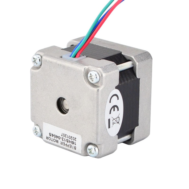 Nema 16 Bipolar 1.8deg 21Ncm(29.74oz.in) 0.4A 39x39x34mm 4 Wires