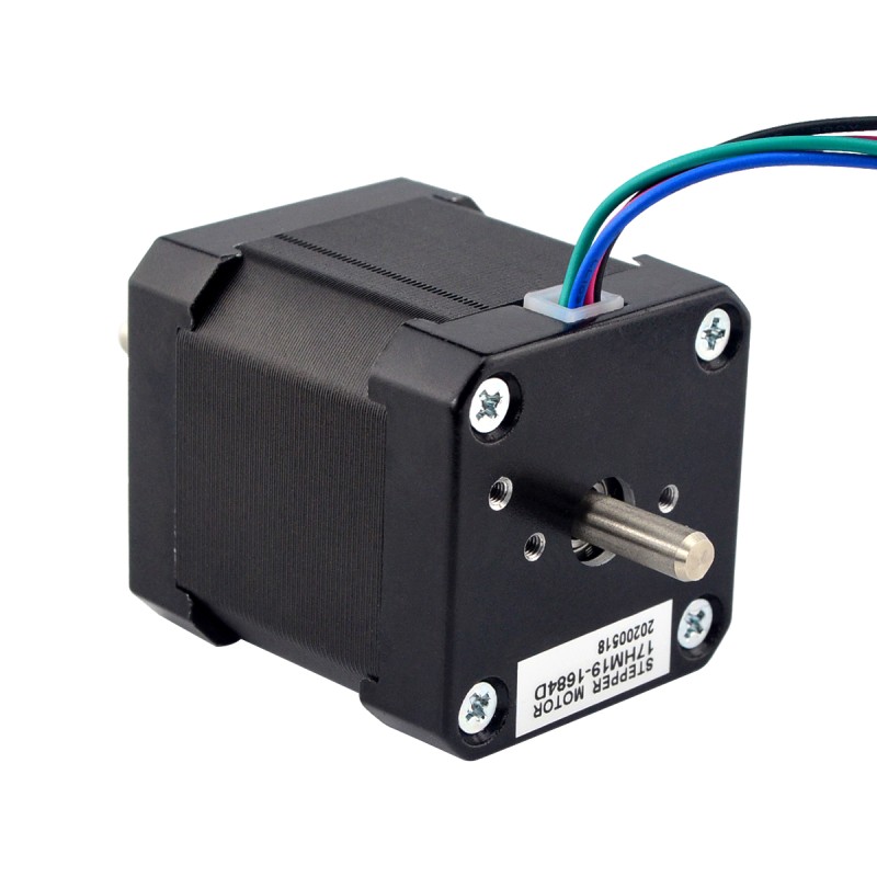Dual Shaft Nema 17 Bipolar 0.9deg 44Ncm(62.3oz.in) 1.68A 42x42x48mm 4 Wires