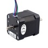 Dual Shaft Nema 17 Bipolar 0.9deg 44Ncm(62.3oz.in) 1.68A 42x42x48mm 4 Wires