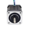 Dual Shaft Nema 17 Bipolar 0.9deg 44Ncm(62.3oz.in) 1.68A 42x42x48mm 4 Wires