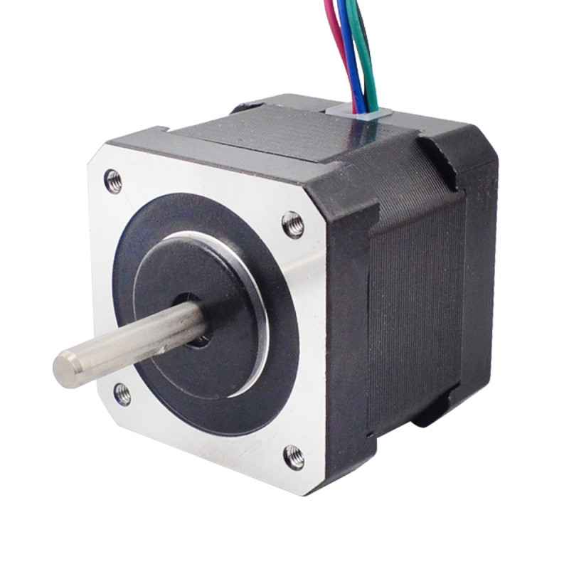 Dual Shaft Nema 17 Bipolar 45Ncm(63.74oz.in) 2A 42x42x40mm 4 Wires