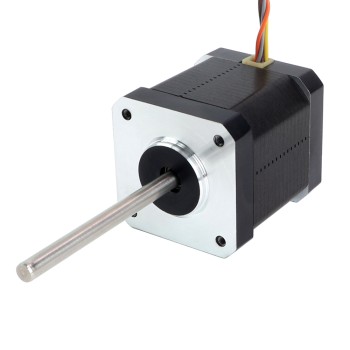 Nema 17 High Temp Stepper Motor 55Ncm(77.93oz.in) 55mm Round Shaft Insulation Class H 180C