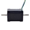 Dual Shaft Nema 17 Bipolar 1.8deg 65Ncm(92oz.in) 1.2A 42x42x60mm 6 Wires