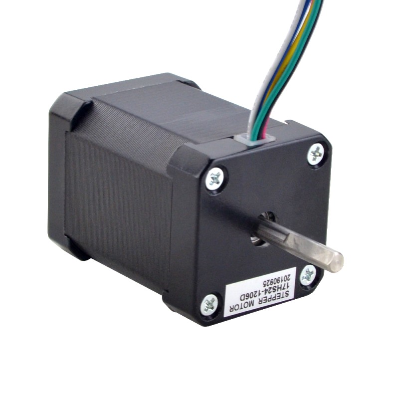 Dual Shaft Nema 17 Bipolar 1.8deg 65Ncm(92oz.in) 1.2A 42x42x60mm 6 Wires