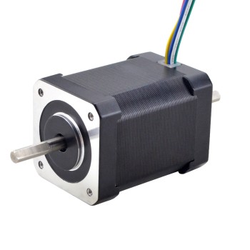 Dual Shaft Nema 17 Bipolar 1.8deg 65Ncm(92oz.in) 1.2A 42x42x60mm 6 Wires