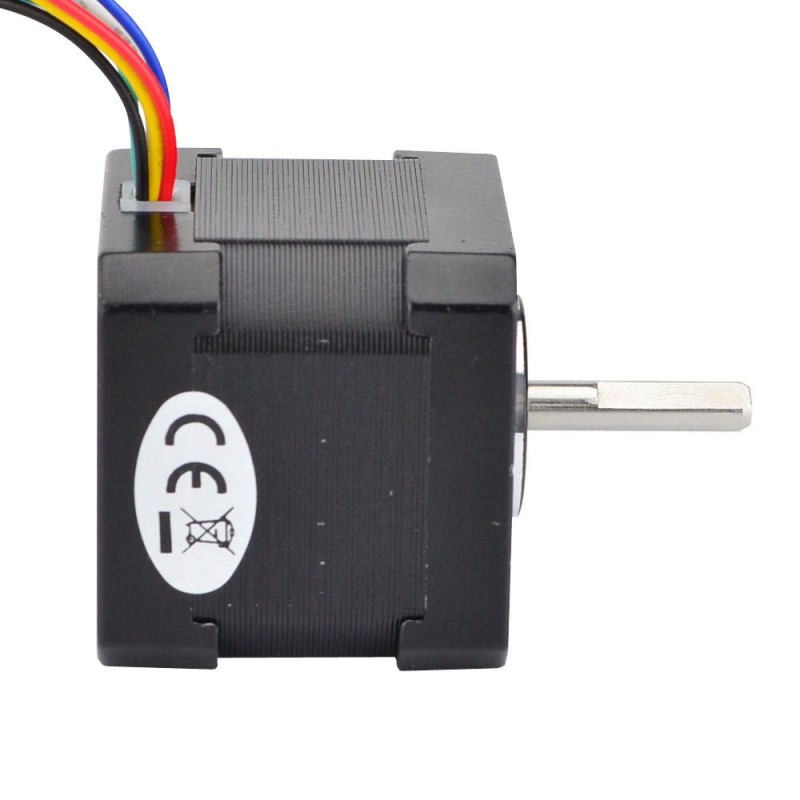 Nema 17 Unipolar 1.8deg 26Ncm(36.82oz.in) 0.4A 42x42x40mm 6 Wires